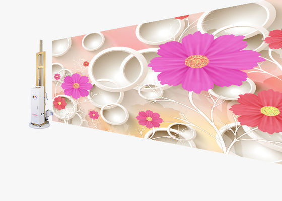 impresora vertical Wall Decor, máquina de 62kg 720x2880Dpi de la pintura de pared automática