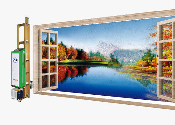impresión de Robot Glass Mural de la impresora de la pared de la alta exactitud 2880dpi