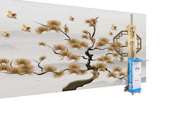 Impresora de chorro de tinta vertical de la pared 3d de ZKMC Advertising Decoration