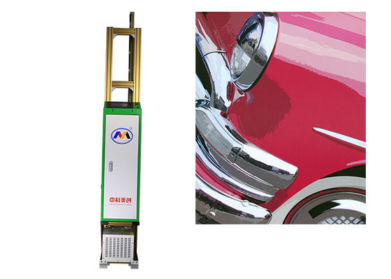 La impresora vertical 3d de la pared de la tinta ultravioleta de Cmyk efectúa el seguimiento superficial de impresión