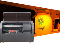 Impresora ULTRAVIOLETA Printhead Auto Cleaning USB 3,0 720 - de la etiqueta de la botella de la lámpara CMYKW del LED Dpi 1220