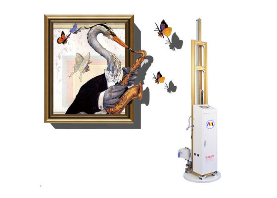 Vertical adaptable de Eco Ink Digital de la impresora de chorro de tinta de la pared 3d de la altura